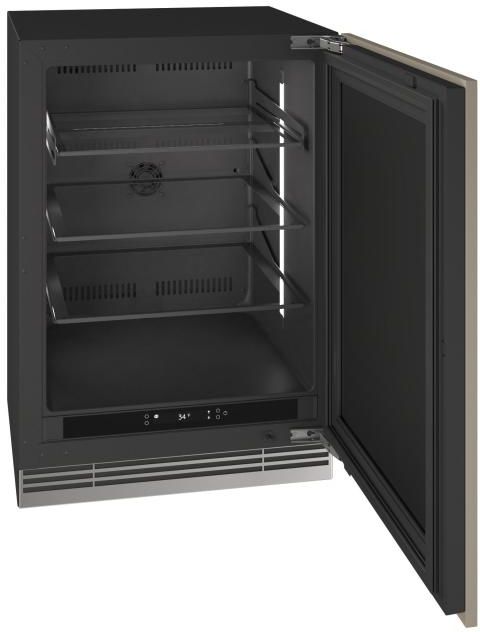 U-Line®  Home Collection 24" 5.1 Cu. Ft. Panel Ready Refrigerator with Solid Door-3