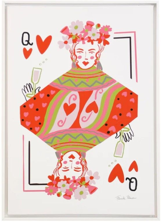 Stylecraft Tamara Day for Stylecraft Queen of Hearts Wall Art-0