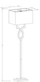 Surya Eicher Brass Floor Lamp-1