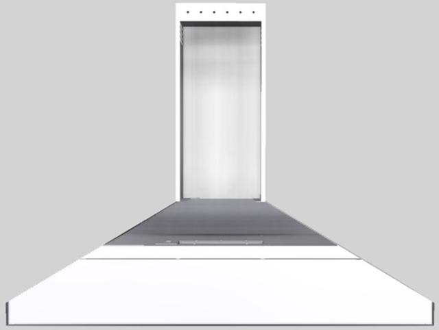 Vent-A-Hood® 48" White Wall Mounted Range Hood-1