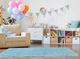 Linon Flokati Pastel Blue 5'x8' Area Rug-1