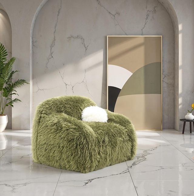 Furniture of America® Darwen Green Swivel Chair-2