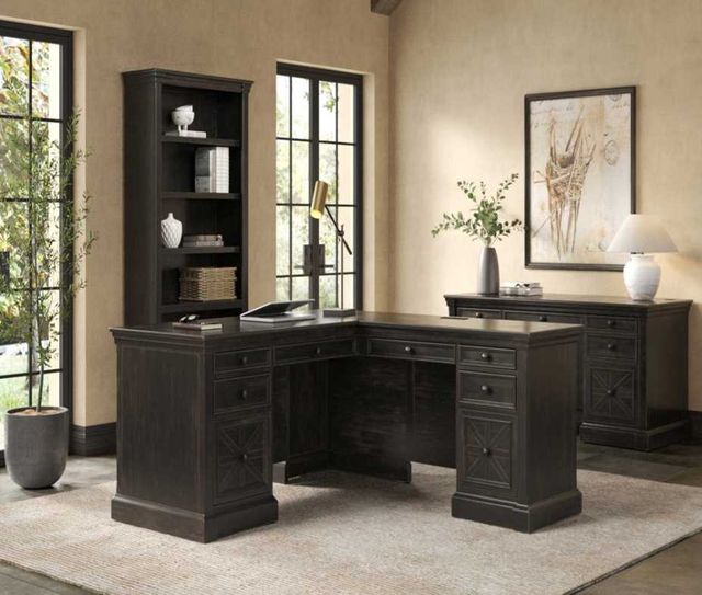 Martin Furniture Kingston Dark Chocolate Open Bookcase -1