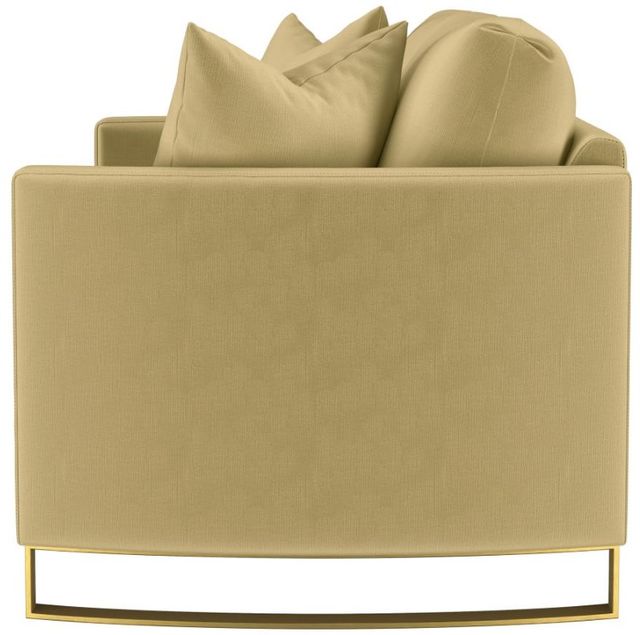 Coaster® Corliss Camel Upholstered Curved Track Arm Loveseat-3