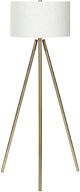 Monarch Specialties Inc. 63"H Ivory Metal Floor Lamp-0
