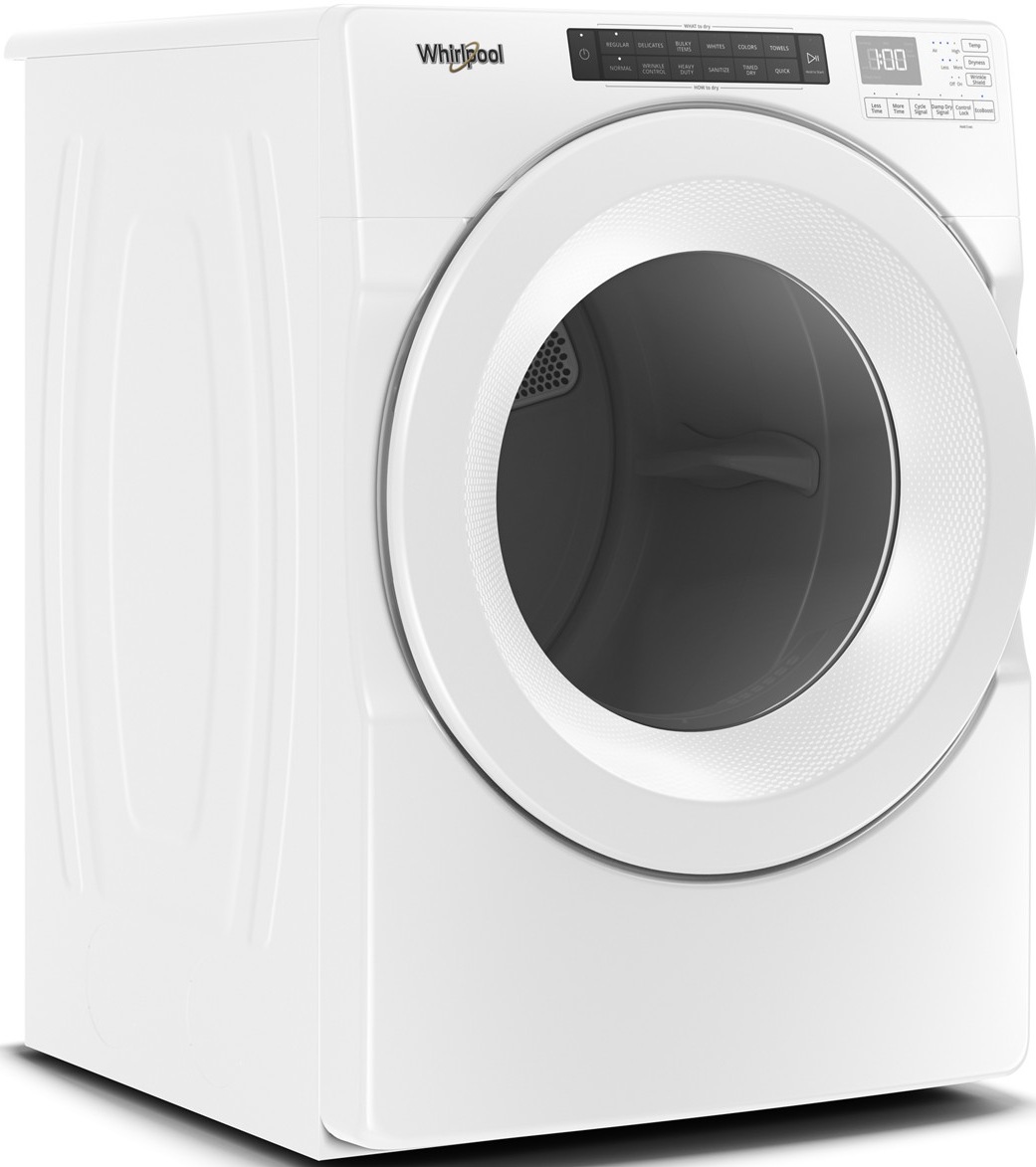 Whirlpool 7.4 Cu. Ft. White Front Load Gas Dryer