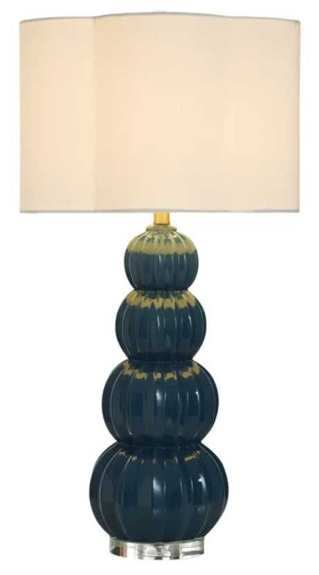 Stylecraft Ophelia Navy Table Lamp-1