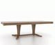 Canadel Customizable Gourmet 102" VR Base Dining Table with Two Removable Leaf's-1