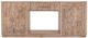 International Furniture Direct Balam White TV Stand with Fireplace-1