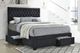 Coaster® Soledad Charcoal Upholstered Full Storage Bed-1