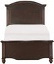 Mazin Furniture Meghan Espresso Twin Bed-0