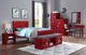 ACME Furniture Cargo Red Twin Panel Bed-1