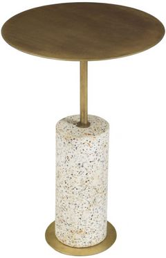 Table d'appoint de Moe's Home Collection Gabriel - Blanc