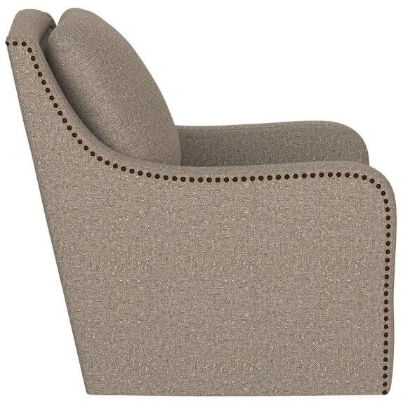 Emerald Home Anna Taupe Swivel Chair-4