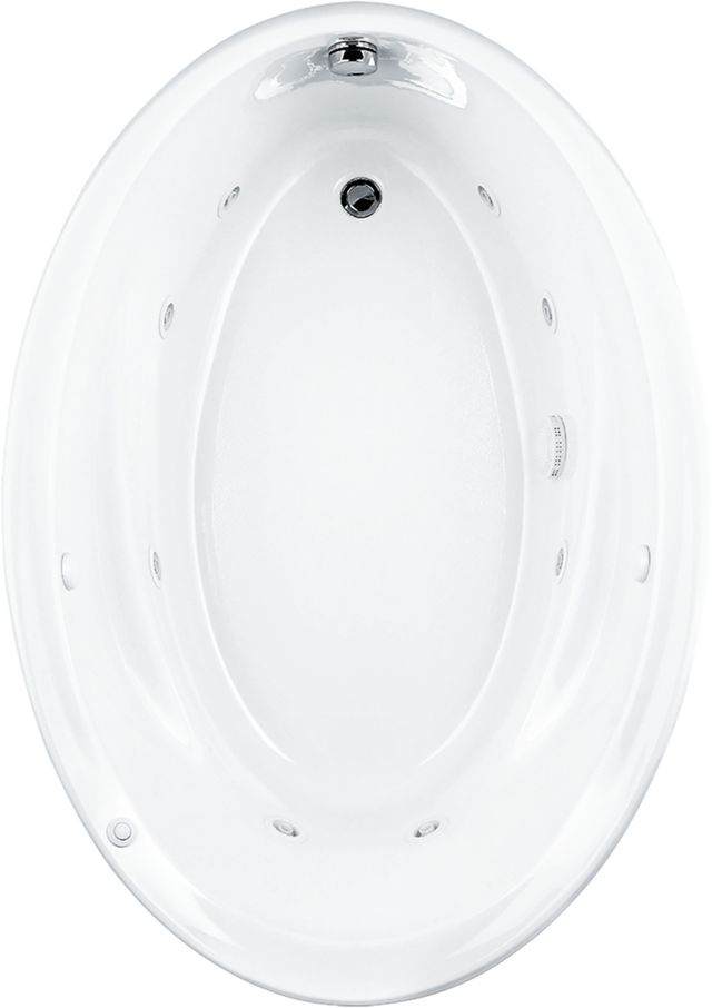 American Standard Savona White Oval™ EverClean® Drop In Whirlpool Tub-0