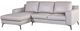 Furniture of America® Stordal Light Gray Sectional with Left Chaise-0