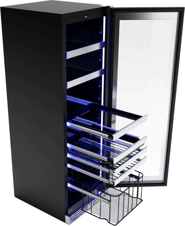XO 24" 15 Cu. Ft. Fingerprint Resistant Stainless Steel Built-In Beverage Center-2