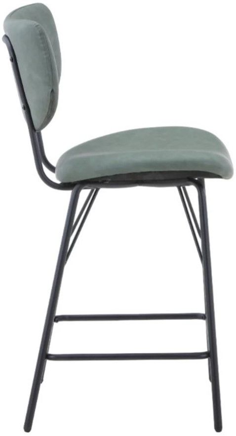 Jofran Inc. Urban Archive Owen Jade Upholstered Counter Stool-3