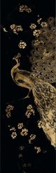 Classy Living Jennifer Goldberger Gilded Peacock Triptych I Wall Art-1
