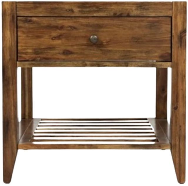 Jofran Inc. Beacon Street Brown End Table-1