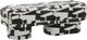 TOV Furniture Lena Black/White Bench-0