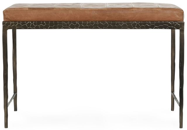 Classic Home Malo Chestnut/Dark Bronze 28" Bench-2