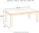 Table à rallonge rectangulaire Haddigan, brun, Signature Design by Ashley®-4