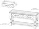 International Furniture Direct Dutton Brown 2-Drawer Sofa Table-2