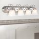 YHD Alabaster/Satin Nickel 4-Light Incandescent Bathroom Vanity Lighting-1