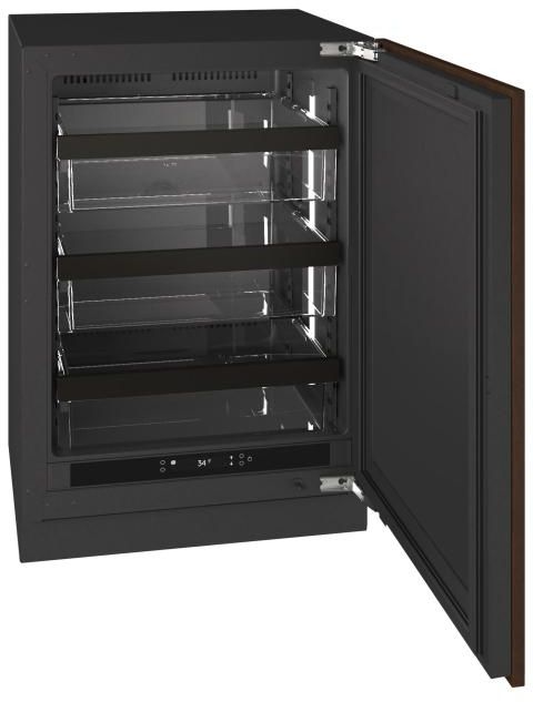 U-Line® Seamless Collection 24" 5.1 Cu. Ft. Panel Ready Refrigerator with Solid Door-3