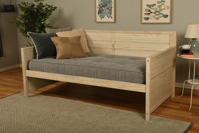 Kodiak Furniture Marisa Taxi Seaport/Weathered White Twin Daybed with Mattress-1