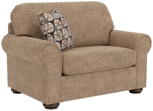 Flexsteel® Preston Pewter Chair and a Half-0