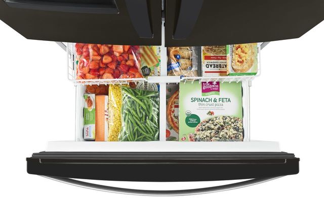 Whirlpool® 36 in. 24.7 Cu. Ft. Fingerprint Resistant Black Stainless French Door Refrigerator-2