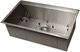 ZLINE Garmisch 30" Satin Stainless Steel Undermount Single Bowl Kitchen Sink with Bottom Grid and Accessories-5