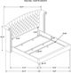 Coaster® Melody 5-Piece Pacific Blue California King Panel Bedroom Set-2