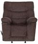 Franklin™ Boss Lavina Earth Swivel Back Snuggler Manual Rocker Recliner-3