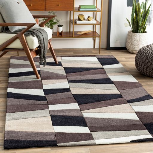 Surya Cosmopolitan Charcoal 8' Round Rug-3