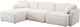TOV Furniture Travie 4-Piece White Sand Modular Sofa-5