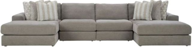 Signature Design by Ashley® Avaliyah 4-Piece Ash U-Shape Sectional-0