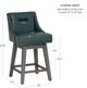 Powell® Beckett 2-Piece Gray/Dark Green Counter Stool Set-2