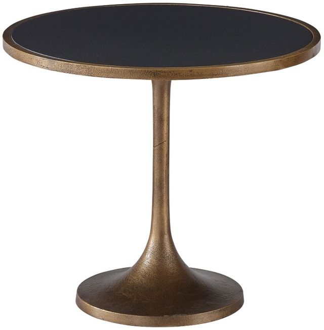 Universal Explore Home™ Nouveau 3-Piece Black/Granite Large Bunching Table Set with Bronze Base-2