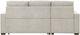 Homelegance® Waitsfield 2-Piece Beige Right Arm Facing Sectional with Pull-out Bed and Hidden Storage-4