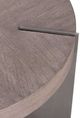 Liberty Furniture Harlow Sandston Chairside Table with Satin Nickel Base-4