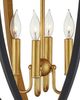 Currey & Company Bunny Williams Gold/Satin Black Wycombe Lantern-5