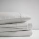 Olliix by Madison Park 525 Thread Count Light Gray Full Cotton Rich Sheet Set-3