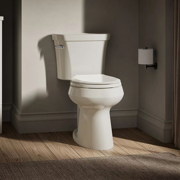 KOHLER® Highline® Biscuit 2-Piece Round-Front Toilet, 1.28 Gpf with Insuliner® Tank-2