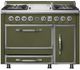 Viking® Tuscany 48" Martini Pro Style Dual Fuel Range with Griddle-0