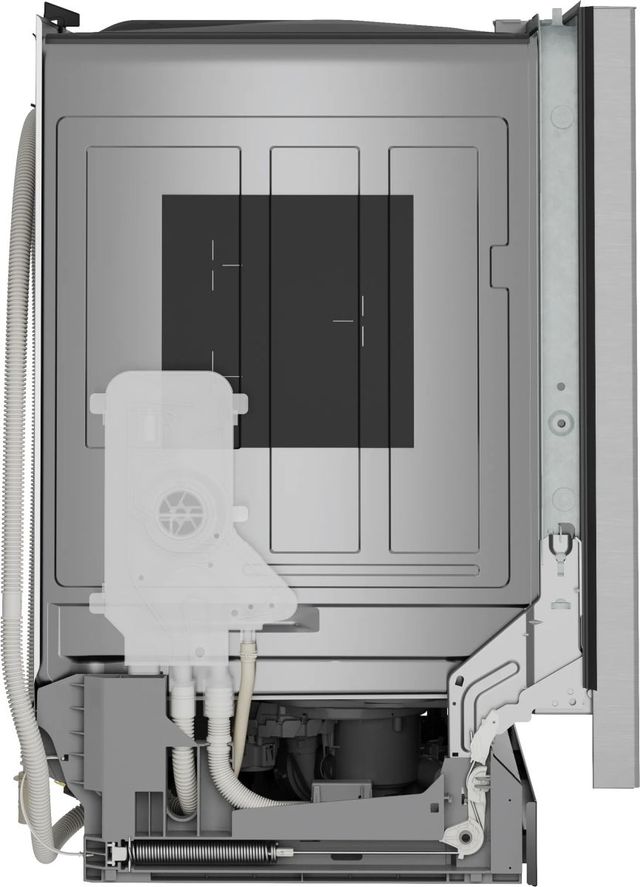 Bosch® 300 Series 24" Anti-Fingerprint Stainless Steel Front Control Built-In Dishwasher -2