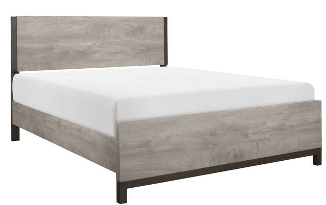 Homelegance® Zephyr Gray Queen Panel Bed-0
