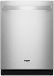 Whirlpool® 24" Fingerprint Resistant Stainless Steel Top Control Built-In Dishwasher  with Total Coverage Wash Action and Auto Open Air Dry-0